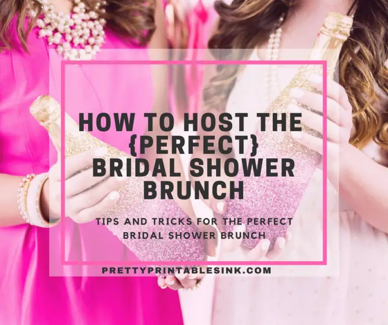 How to host the perfect bridal shower brunch Pretty Printables Ink