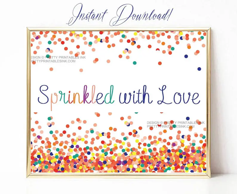 How to throw a baby sprinkle shower Pretty Printables Ink