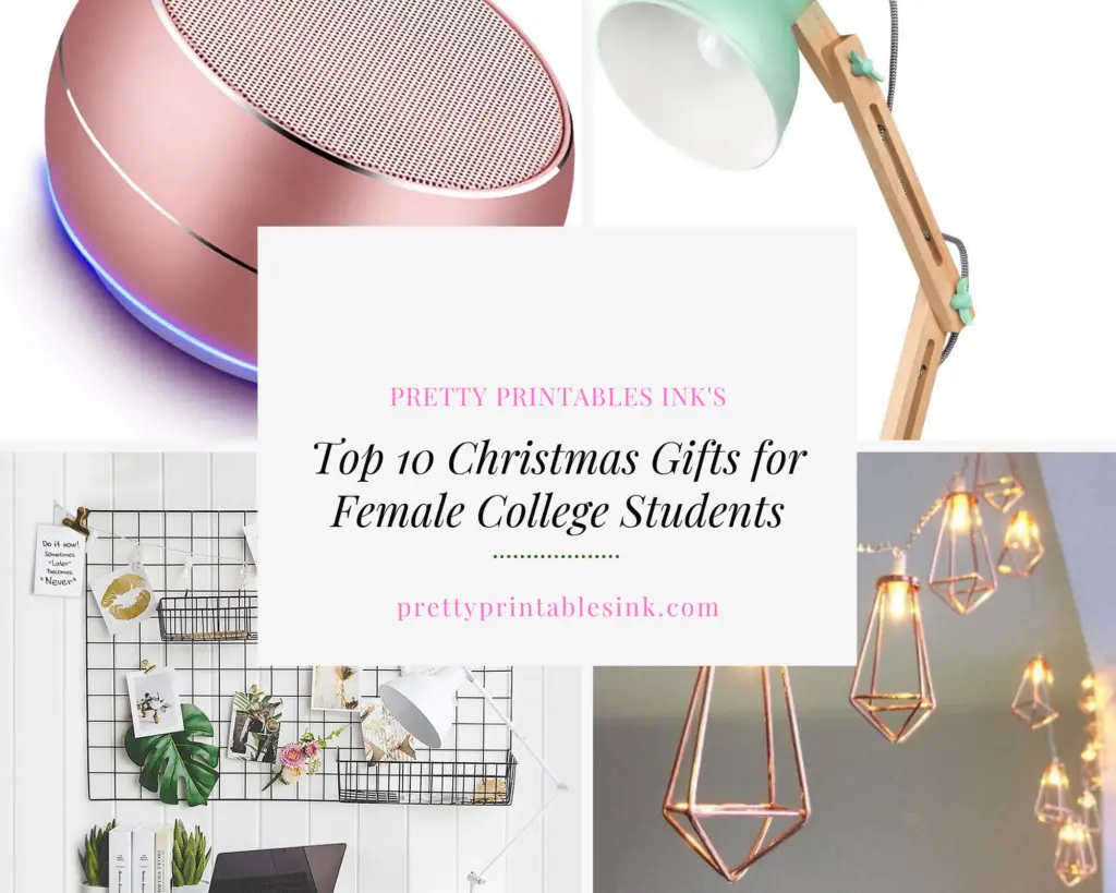 Top 10 Gifts For Female College Students Pretty Printables Ink
