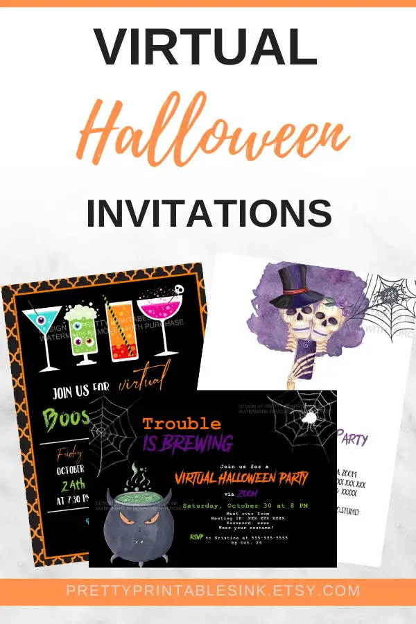 Virtual Halloween Party Ideas Pretty Printables Ink